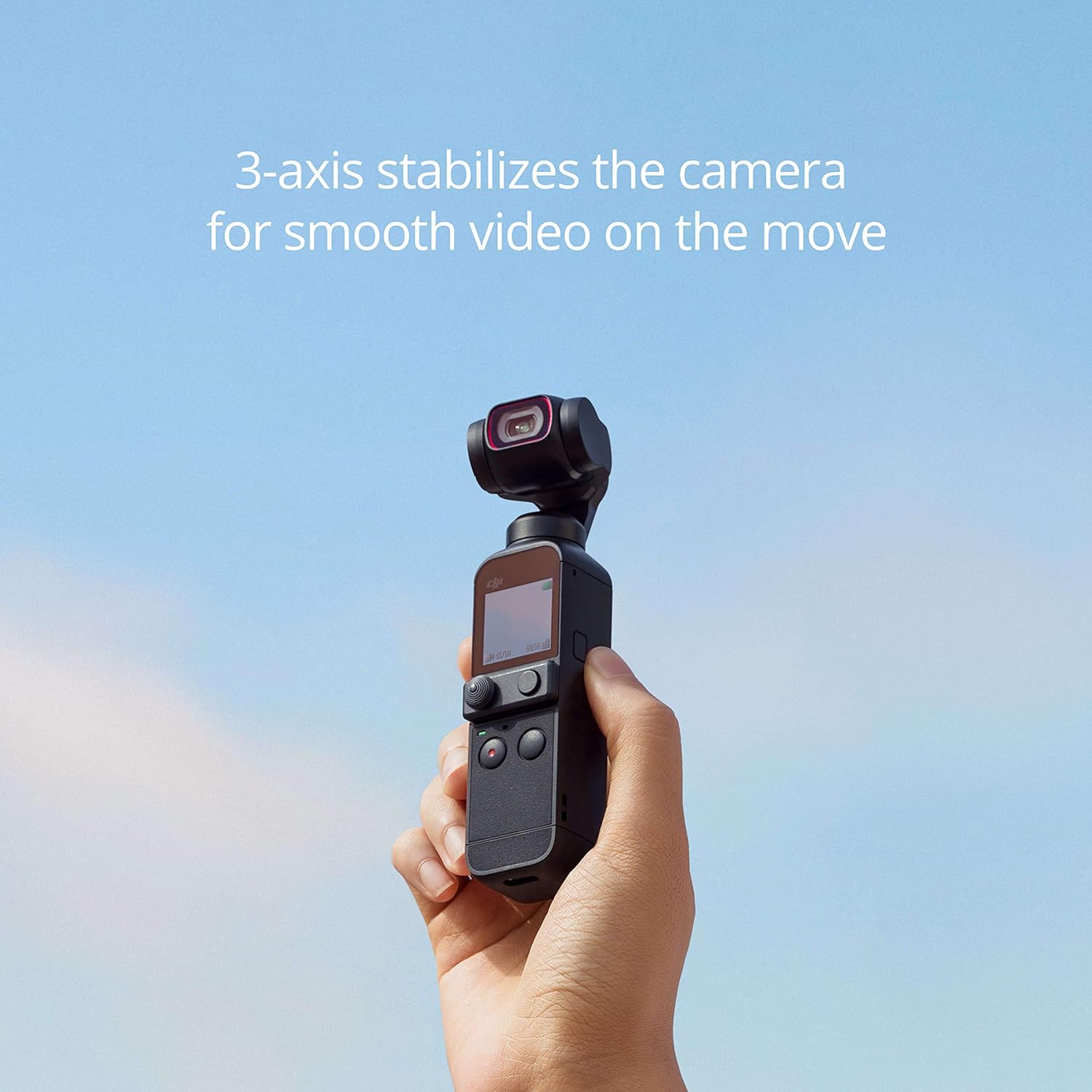  DJI Pocket 2 -Handheld 3-Axis Gimbal Stabilizer with 4K Camera